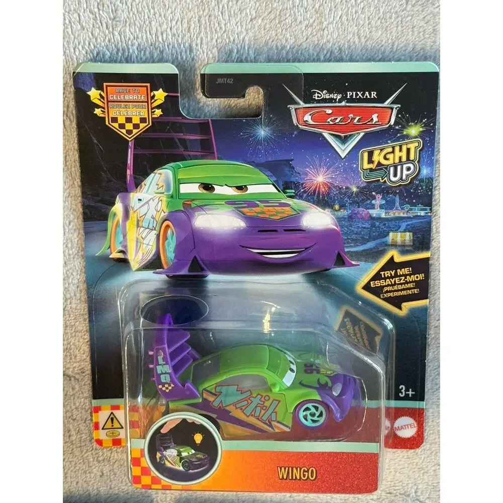 Disney Pixar Cars Lot 5 Light Up Set Collection Race To Celebrate McQueen Mater